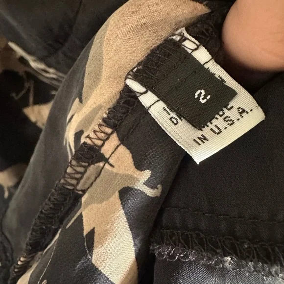 Ulla Johnson Silk Deer Black/ Gold Tunic Mini Dress size 2 EUC - Picture 5 of 8